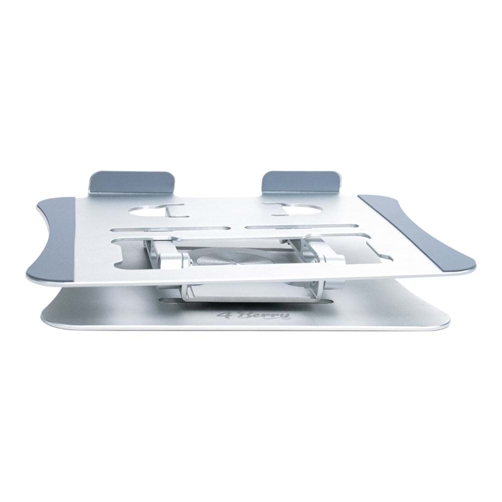 Alüminyum Laptop Standı 360° Döner, Ergonomik ve Yükseklik Ayarlı GRİ