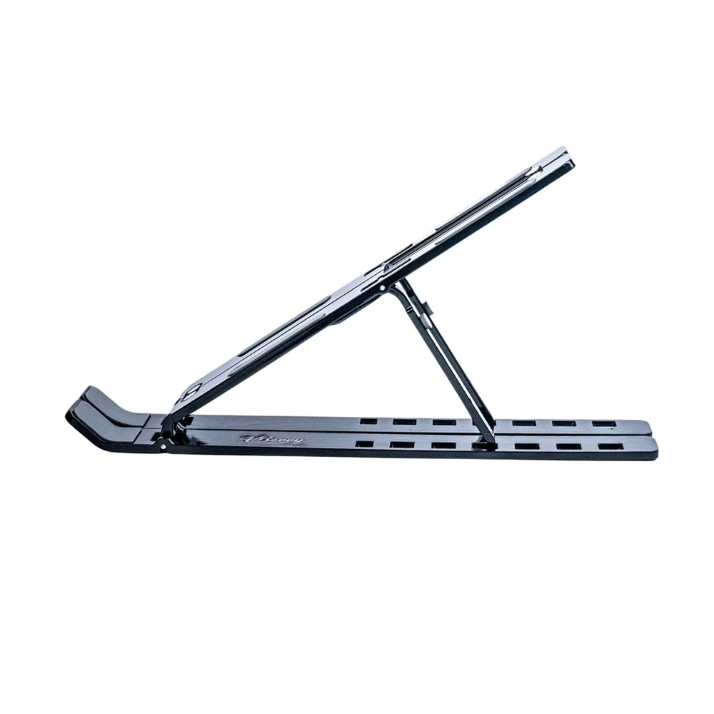 Katlanabilir Laptop Standı Ergonomik, Ayarlanabilir ve Taşınabilir SIYAH