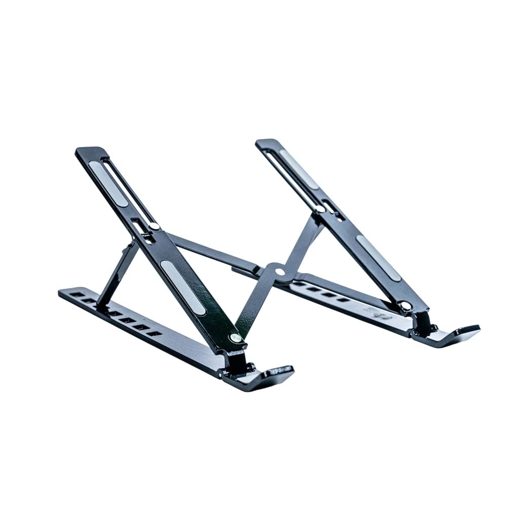 Katlanabilir Laptop Standı Ergonomik, Ayarlanabilir ve Taşınabilir SIYAH