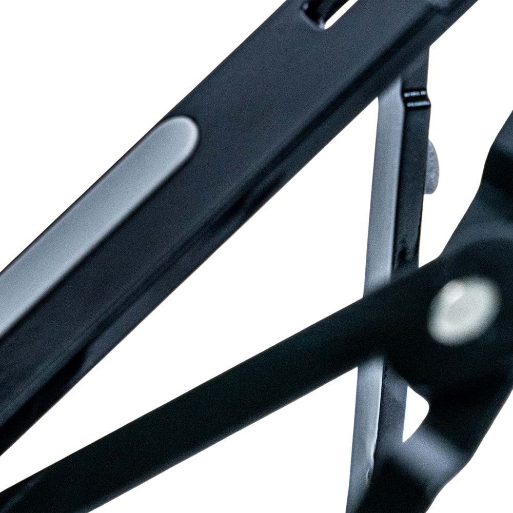 Katlanabilir Laptop Standı Ergonomik, Ayarlanabilir ve Taşınabilir SIYAH
