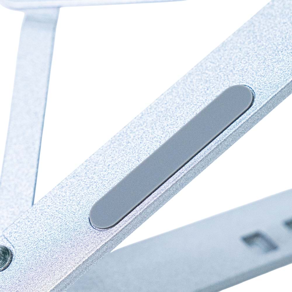 Katlanabilir Laptop Standı Ergonomik, Ayarlanabilir ve Taşınabilir GRİ