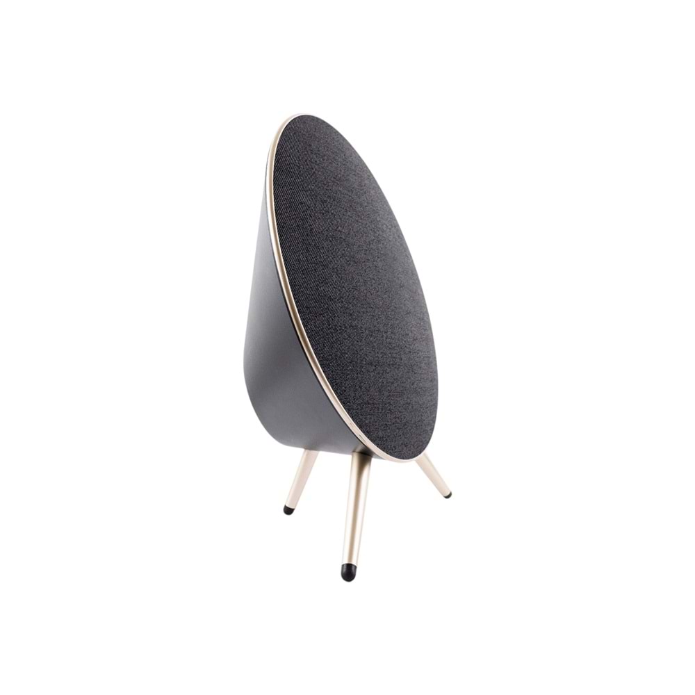 4Berry SPE-02G Siyah UFO Air Bluetooth Hoparlör – 80 W, Kablosuz, Modern Tasarım