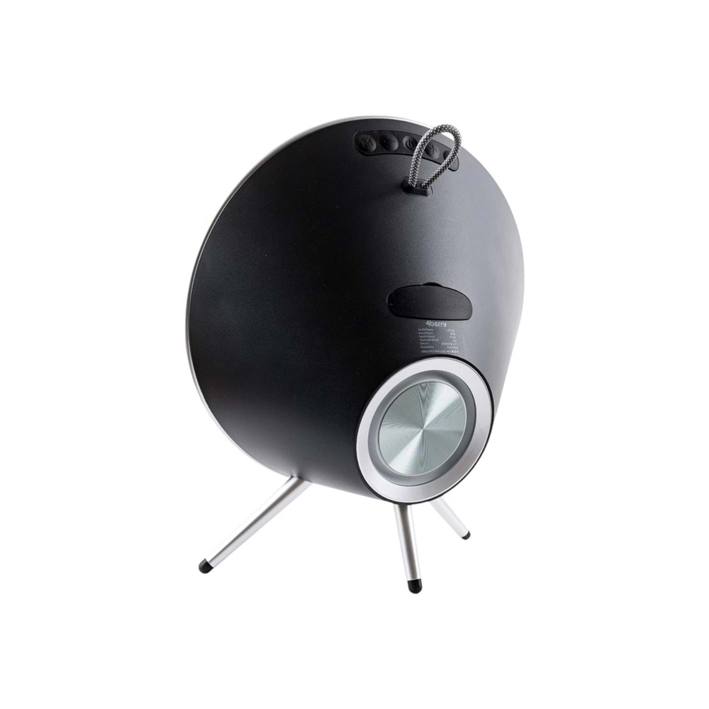 4Berry SPE-02G Gri UFO Air Bluetooth Hoparlör – 80 W, Kablosuz, Modern Tasarım