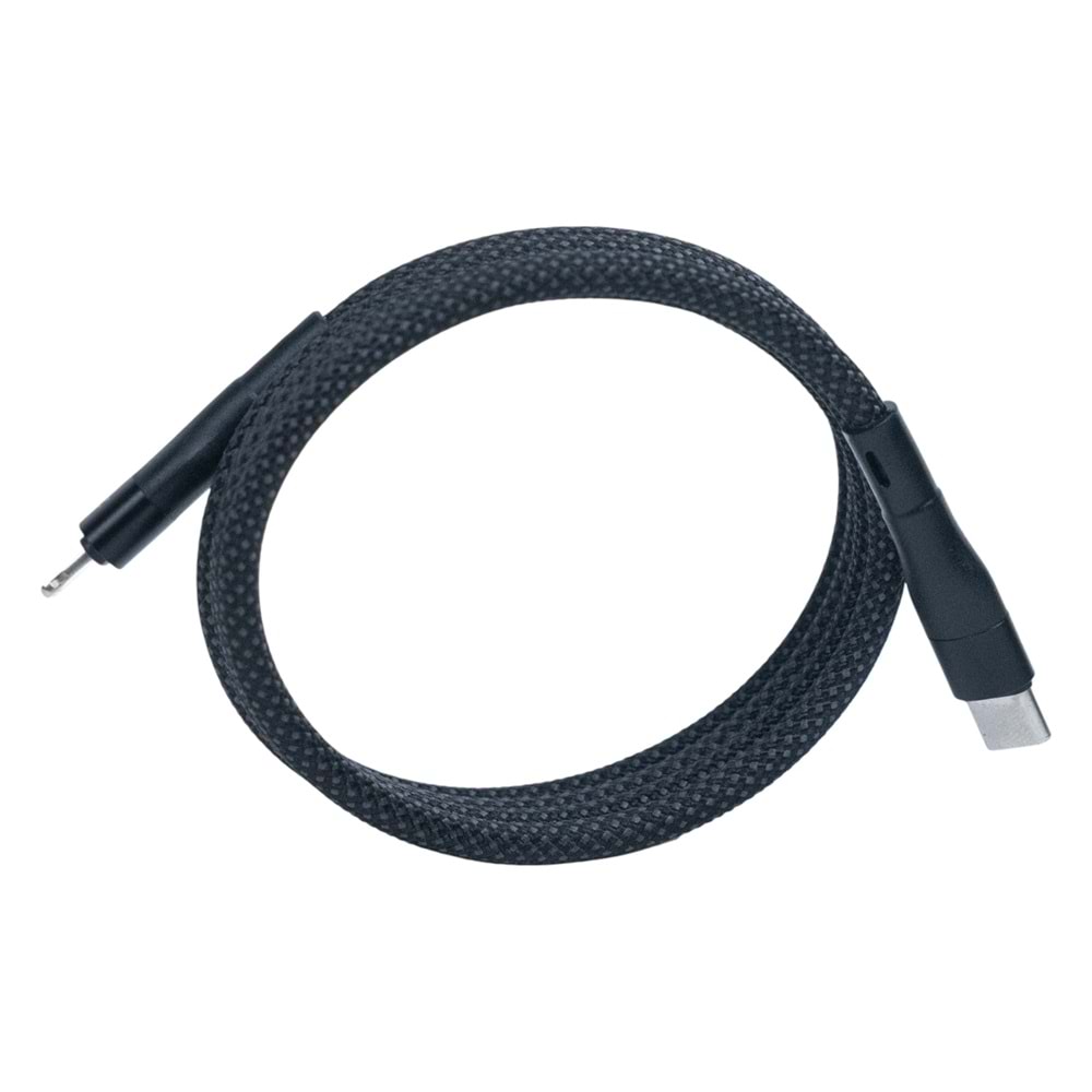 4Berry BMUC-03 Siyah Manyetik USB-A›C Kablo – 2 m, Süper Hızlı Şarj
