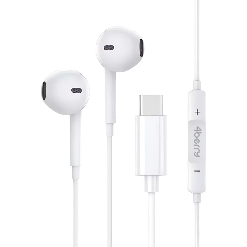 PS01 KABLOLU KULAKLIK TYPE-C BEYAZ