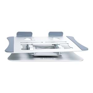 Alüminyum Laptop Standı 360° Döner, Ergonomik ve Yükseklik Ayarlı GRİ