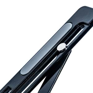 Katlanabilir Laptop Standı Ergonomik, Ayarlanabilir ve Taşınabilir SIYAH
