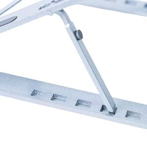 Katlanabilir Laptop Standı Ergonomik, Ayarlanabilir ve Taşınabilir GRİ