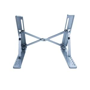 Katlanabilir Laptop Standı Ergonomik, Ayarlanabilir ve Taşınabilir GRİ