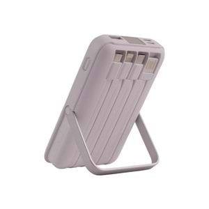 10.000mAh Powerbank – 22.5W Hızlı Şarj Destekli, Kompakt ve Şık Tasarım, Beyaz