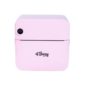 Kablosuz Mini Yazıcı – Bluetooth Termal Etiket ve Not Yazıcı, Kompakt Taşınabilir Tasarım, Pembe