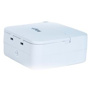 Kablosuz Mini Yazıcı – Bluetooth Termal Etiket ve Not Yazıcı, Kompakt Taşınabilir Tasarım, Beyaz