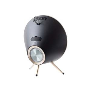 4Berry SPE-02G Siyah UFO Air Bluetooth Hoparlör – 80 W, Kablosuz, Modern Tasarım