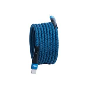 Manyetik 100W Type-C to Type-C Süper Hızlı Şarj ve Veri Kablosu 1 M MAVI
