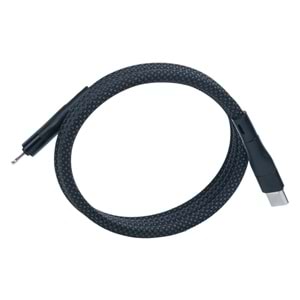 4Berry BMUC-03 Siyah Manyetik USB-A›C Kablo – 2 m, Süper Hızlı Şarj