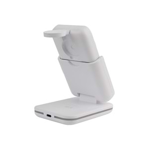 BWLm01B Beyaz Powerbank & Stand – 5-in-1, 10 000 mAh, 20 W Hızlı Şarj
