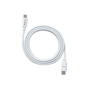 Type-C to Type-C Süper Hızlı 60W Şarj Kablosu ve Veri Kablosu 1.2 M BEYAZ