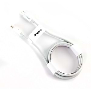 Type-C to Lightning 20W Hızlı Şarj Kablosu ve Veri Kablosu 1.2 M BEYAZ