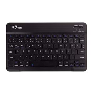 Kablosuz Klavye Mouse ve Stand Seti + Ayarlanabilir Telefon Standı SIYAH