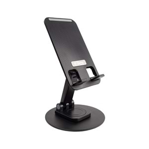 Kablosuz Klavye Mouse ve Stand Seti + Ayarlanabilir Telefon Standı SIYAH