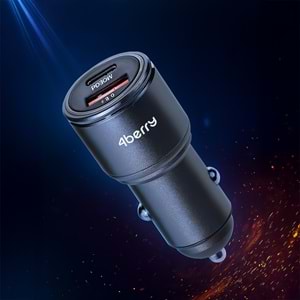 BS01 48W Metal Hızlı Araç Şarj Cihazı | Çift USB PD & QC 3.0 Destekli, Dayanıklı ve Kompakt Tasarım