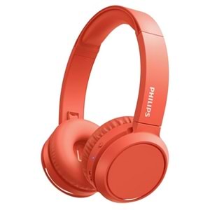 TAH4205RD/00, Kırmızı, Bluetooth 5.0, Kablosuz, Bas Arttırma Düğmesi, Yastıklı Kafa Bandı, 29SAAT Oynatma Süresi, 10MT Algılama Mesafesi, Microfonlu Kulaklık