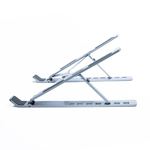 Katlanabilir Laptop Standı Ergonomik, Ayarlanabilir ve Taşınabilir GRİ