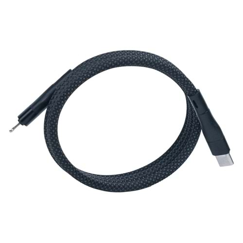 4Berry KS-CL01 Siyah Manyetik USB-C›Lightning Kablosu – 1 m, Süper Hızlı Şarj