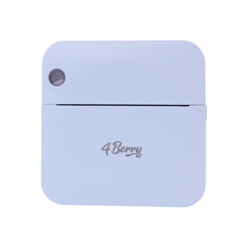 Kablosuz Mini Yazıcı – Bluetooth Termal Etiket ve Not Yazıcı, Kompakt Taşınabilir Tasarım, Mavi