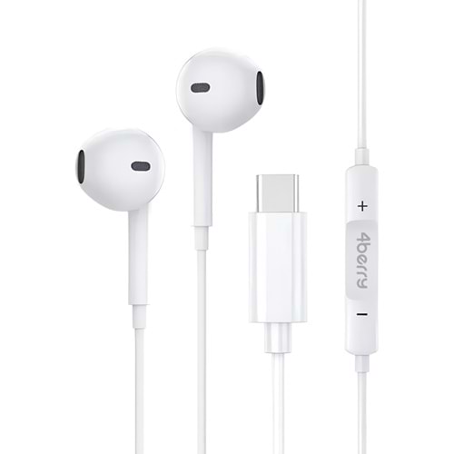 PS01 KABLOLU KULAKLIK TYPE-C BEYAZ