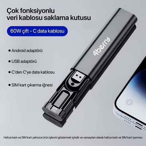 RC290S NEW 6 IN 1KABLO SET KİT 60W - SİYAH