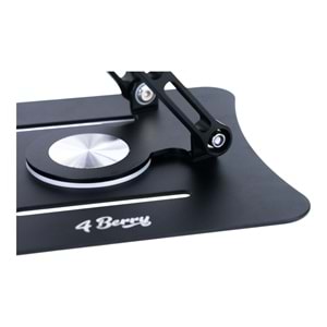 Alüminyum Laptop Standı 360° Döner, Ergonomik ve Yükseklik Ayarlıik Ayarlı SİYAH
