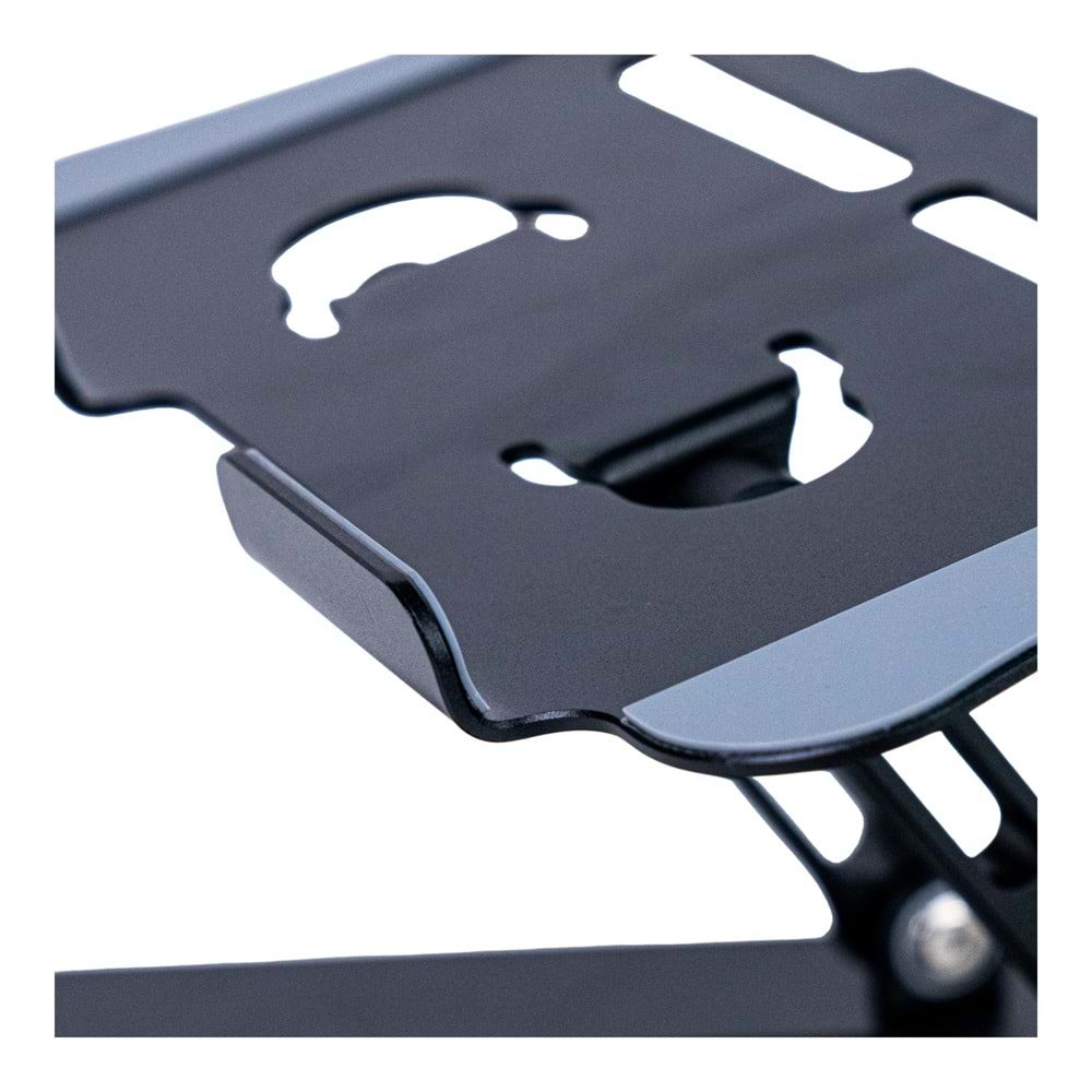 Alüminyum Laptop Standı 360° Döner, Ergonomik ve Yükseklik Ayarlıik Ayarlı SİYAH