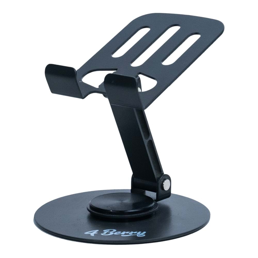 Ayarlanabilir Metal Telefon Standı Şık Gri Renk, Ergonomik Masa Üstü Tutucu GRI
