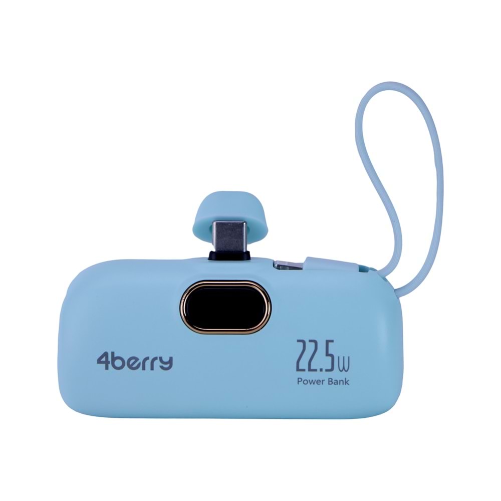 DX269B Yeşil Powerbank – 5.000 mAh, 22.5 W Type-C Hızlı Şarj