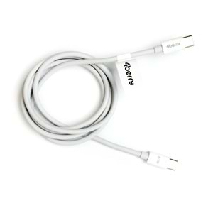 Type-C to Type-C Süper Hızlı 60W Şarj Kablosu ve Veri Kablosu 1.2 M BEYAZ